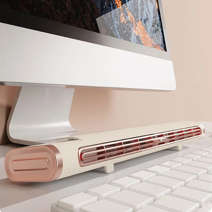 Bladeless Fan Adjustable Vents Air Condition Fan Space-Saving for Bedroom Home Office Room