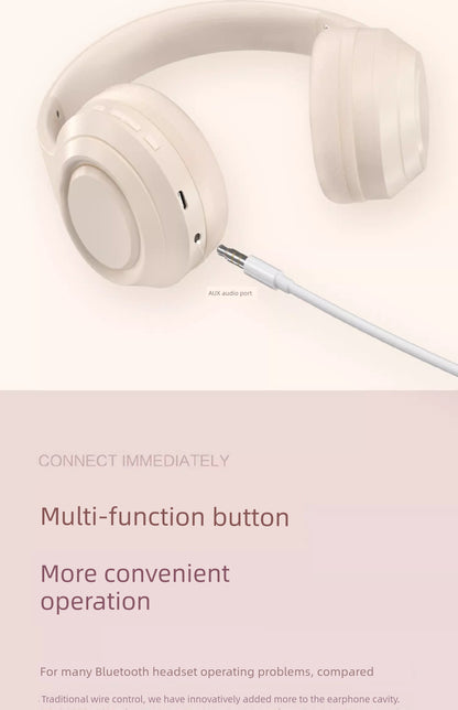 2025 Computer Head-Mounted Wireless Bluetooth Headset New Arrival Mobile Phone Wired Noise-Canceling Headset Specially for Gaming