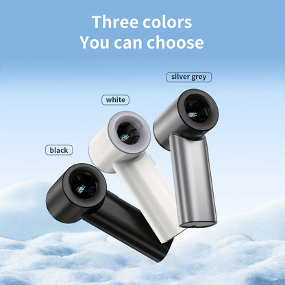 Rechargeable Handheld Fan, Stylish Design, Portable High Speed Fan - Small and Powerful for Outdoor Sports, Travel, Camping