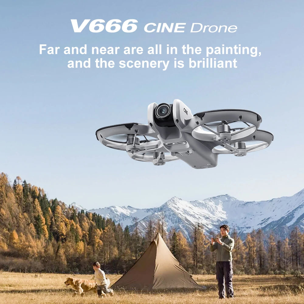 XIAOMI MIJIA V666 Drone 180° Dual Cameras WIFI Aerial photography drone upgraded Brushless Motor Intelligent Obstacle Avoidance