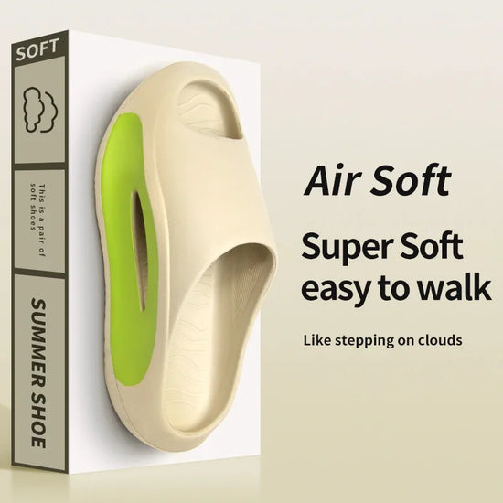 Summer slippers for men, Anti-slip, Pot-like feel, Coconut wear-resistant, Thick-soled flip-flops, Trendy summer shoes