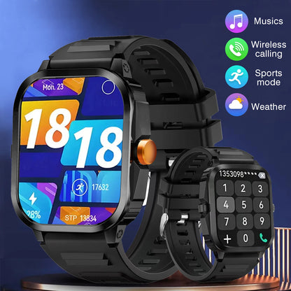 Smart Watch, Wireless Calls, Music Playback, Message Reminders, Multi-Sports Mode, Suitable For Men And Women