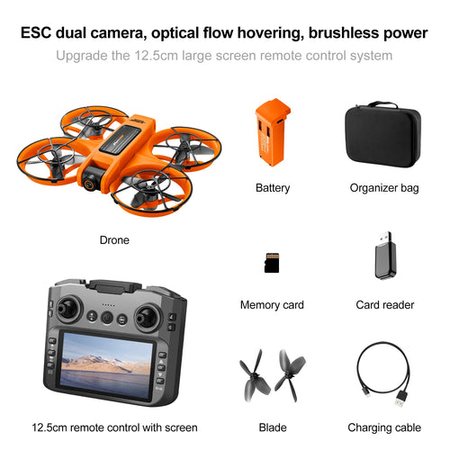 2025 New S156 Drone with Screen Brushless Optical Stream Positioning