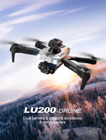 LU200 Drone 8K GPS Professional HD Aerial Photography Triple-Camera WIFI Omnidirectional Obstacle Avoidance Drone 10000M