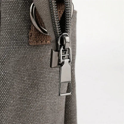 2025 NEW Top-Handle Bag For Women Shoulder CrossBody Bag Vintage Canvas Ladies Tote Messenger Bag Small Female Travel Handbag