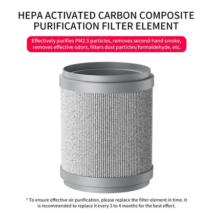 Desktop Air Purifier With HEPA Filter Portable Air Cleaner Odor Remover Air Freshener for Bedroom Office Mini Air Purifier PM2.5