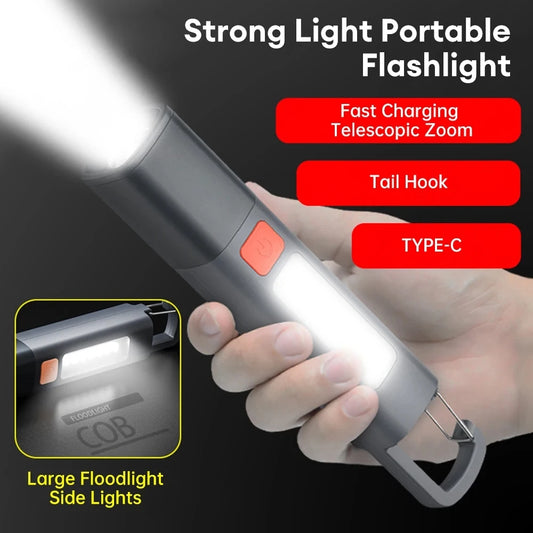 1-10PCS Super Bright COB Side Lights LED XPE Mini Portable Torch