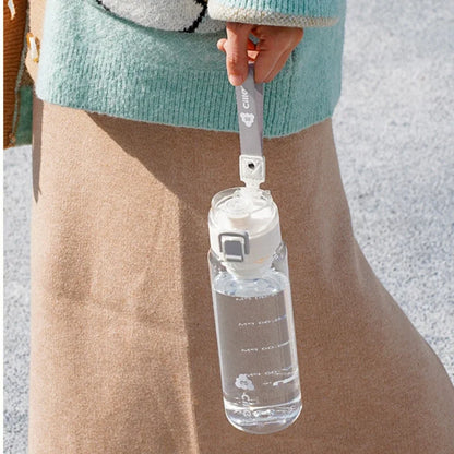 2024 550ml Tritan Sport Bottle Travel Water Bottles BPA FREE Tritan Drink Bottle Cup for Girl Boy School Outdoor Plastic Bottles