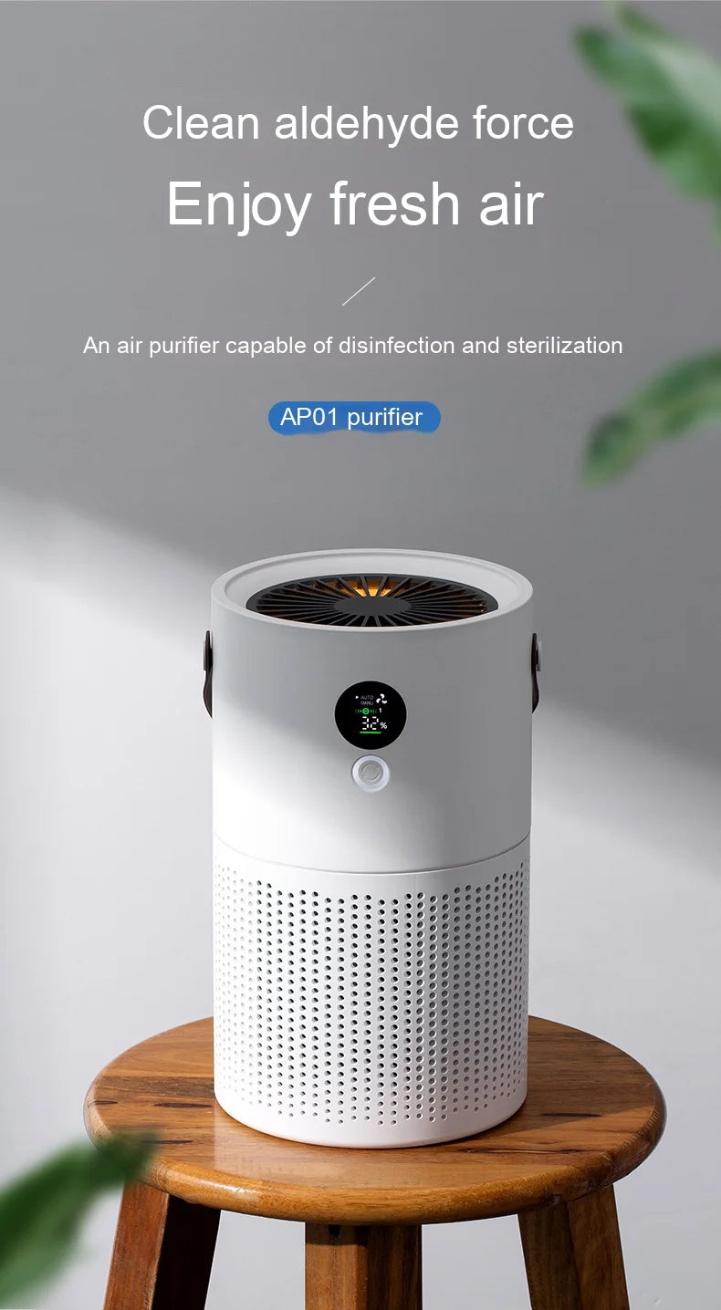 ZaiXiao AP01 Negative Ion Air Purifier Odor Deodorizer Remove Dust Smoke Removal Formaldehyde Air Filter USB Mute