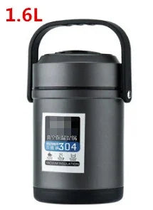 304 Thermal insulation Thermos Food Container Lunch Box Stainless Steel School Bento Box Storage Portable rice box Dinnerware