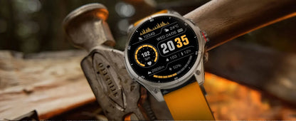 2025 New Premium GPS Smart Watches Outdoor Altimeter Barometer AMOLED Screen Built-in GPS Compass Military Sports Smartwatch Men