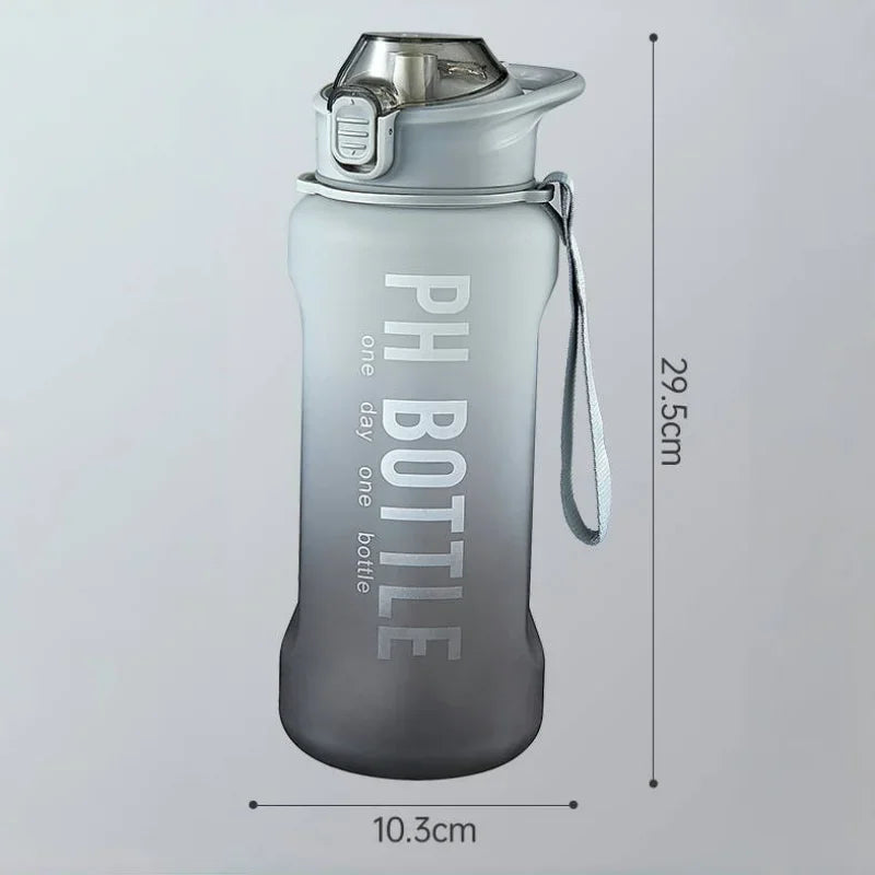 2.2L High-capacity Sport Water Bottle Portable Outdoor Travel Leakproof Drinking Bottle High Temperature Resistance Drink Bottle