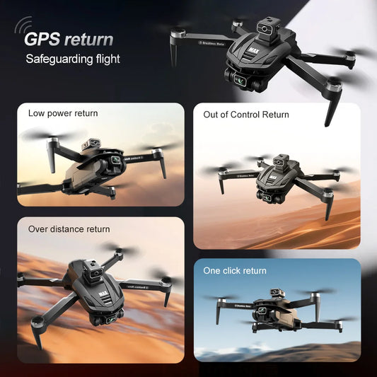 2025 V168 Pro MAX GPS Drone 8K Professional HD Camera 5G WIFI FPV 360°