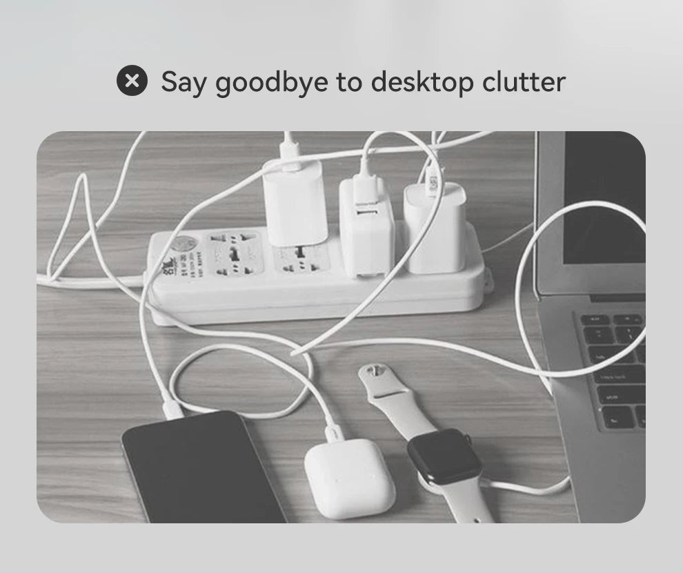 MAXCO Qi2 Magnetic Wireless Charger Fast Charger 3-in-1 Intelligent Fast Charging 15W for IPhone 15/16/17 for iwatch & AirPods