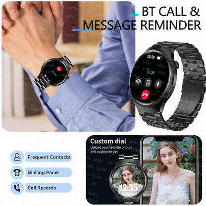 2025 Holiday Gift Smartwatches Masculinos 1.52” HD Wireless Call Health Tracker Custom Photo Watch 4 Women Motion Trajectory New