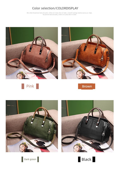 Fashion Large Capacity Shoulder Leather Women Bag