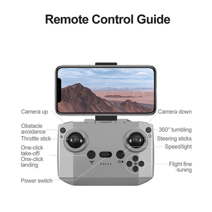 V66 Mini Remote Control Positioning Aerial Photography FPV Drone Wide Angle HD Camera Obstacle Avoidance Helicopter Machine Toy