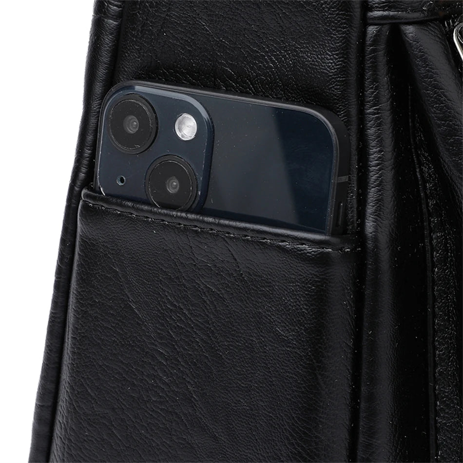 Soft Leather Women Bag Branded Designer Ladies Handbag Purses, Luxury Female Shoulder Bag Large Capacity Crossbody Bags Sac