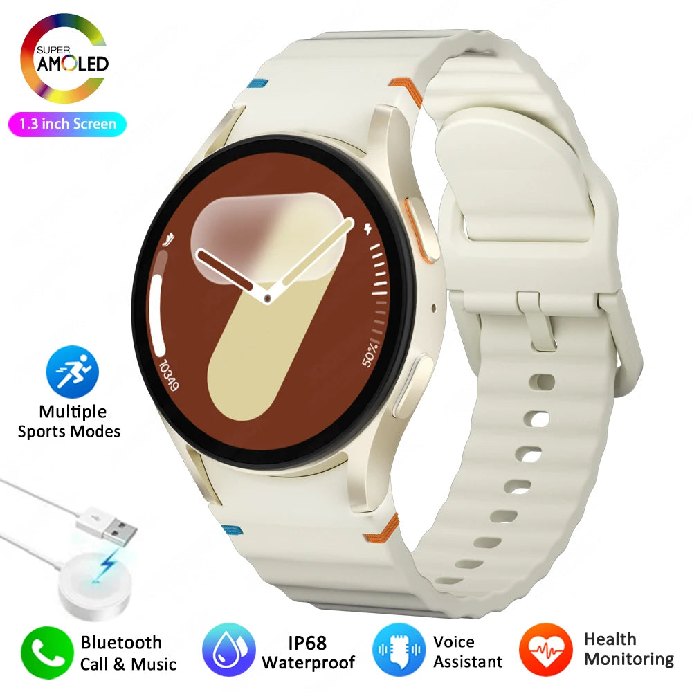 Watch 7 Upgrade GPS Smart Watch Men Women AMOLED HD Screen Compass Heart Rate Fitness Sport Waterproof Bluetooth Call Smartwatch