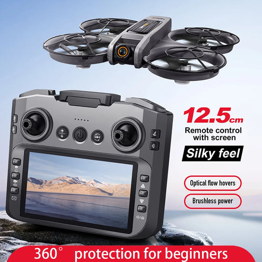 2025 New S156 Drone with Screen Brushless Optical Stream Positioning