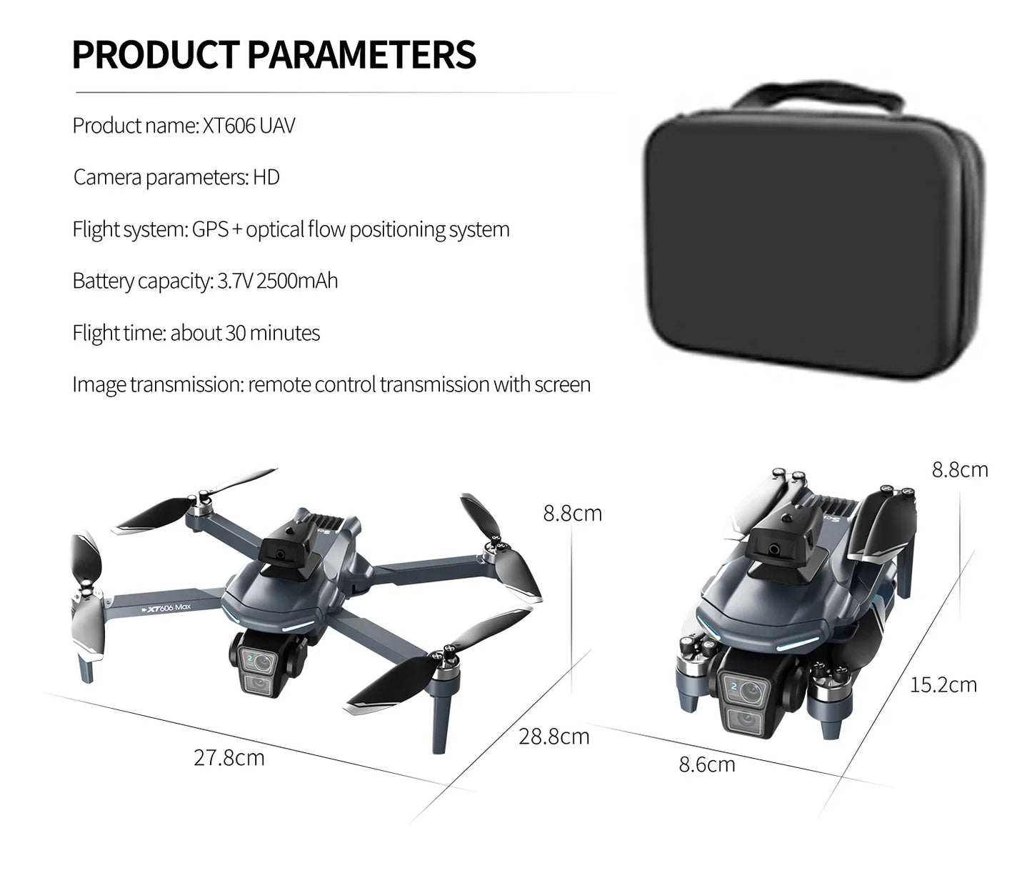 XIAOMI NEW XT606 GPS Drone 8K HD Professional dual camera 5G WIFI FPV Obstacle Avoidance Brushless RC Quadcopter Drone toy MIJIA