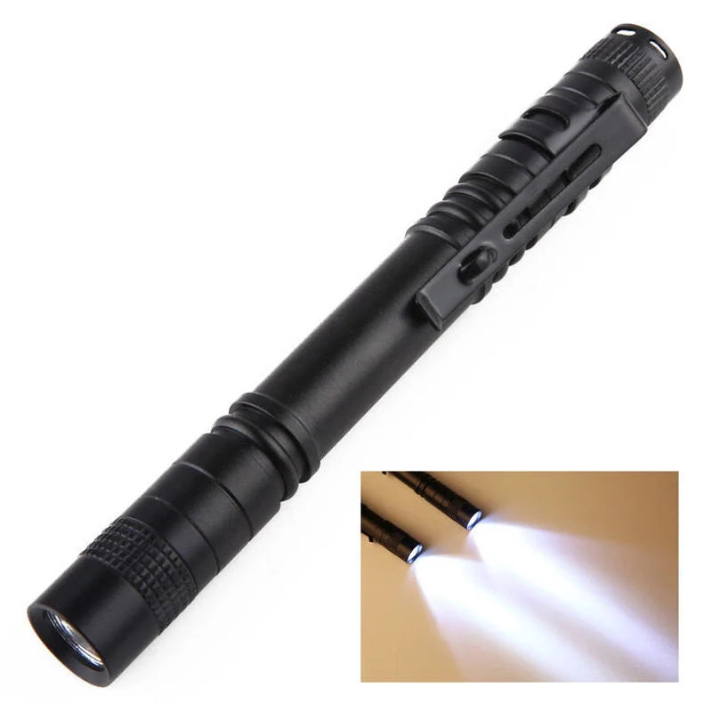 Portable LED Flashlight Strong Light Flashlight Pocket Small Flashlight LED Flashlight Medical Waterproof Pen Torch Light
