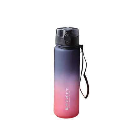 1L Large Capacity Sports Water Bottle Motivational Leak Proof Portable Reusable Plastic Cups Outdoor Travel Gym Jugs