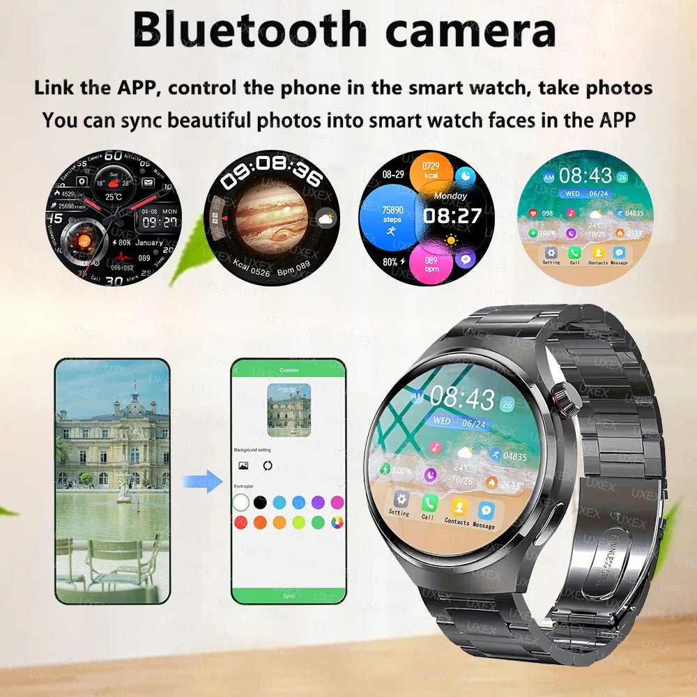 2025 Holiday Gift Smartwatches Masculinos 1.52” HD Wireless Call Health Tracker Custom Photo Watch 4 Women Motion Trajectory New