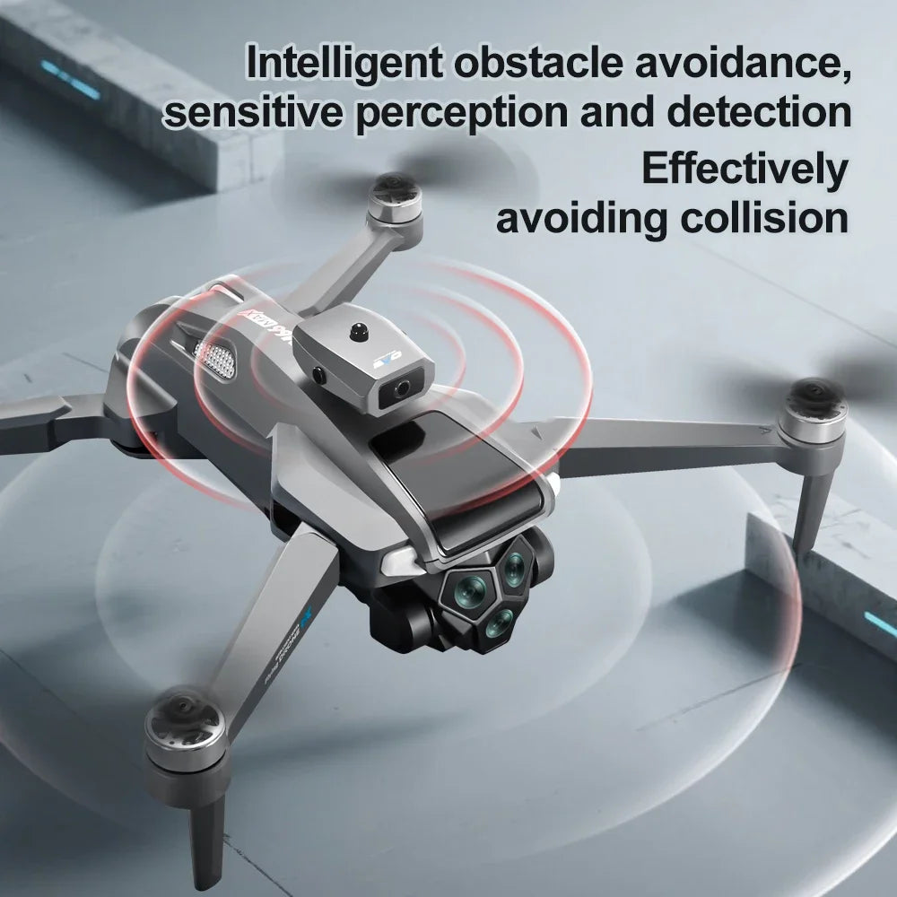 2025 New M66 Drone 4K HD Aerial Photography Camera Drone with Screen Omnidirectional Obstacle Avoidance Drone RC
