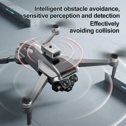 2025 New M66 Drone 4K HD Aerial Photography Camera Drone with Screen Omnidirectional Obstacle Avoidance Drone RC