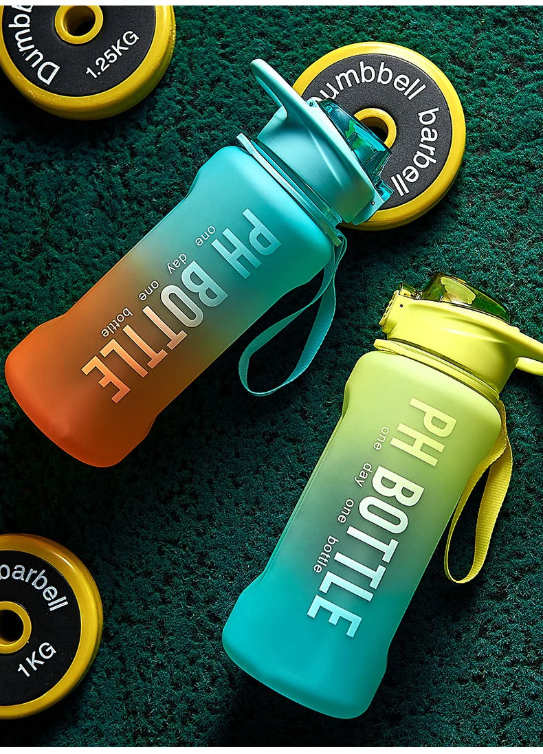 2.2L High-capacity Sport Water Bottle Portable Outdoor Travel Leakproof Drinking Bottle High Temperature Resistance Drink Bottle