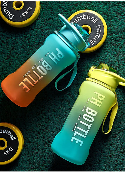 2.2L High-capacity Sport Water Bottle Portable Outdoor Travel Leakproof Drinking Bottle High Temperature Resistance Drink Bottle