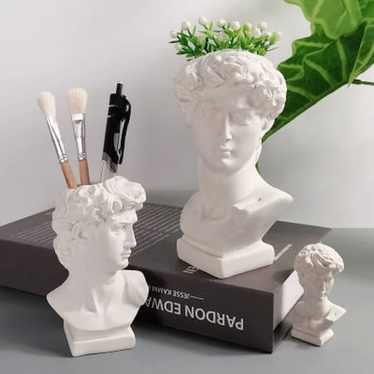 Ins Nordic David Vase Hydroponic Vase Ornaments Flower Pot Makeup
