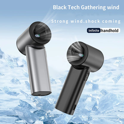 Rechargeable Handheld Fan, Stylish Design, Portable High Speed Fan - Small and Powerful for Outdoor Sports, Travel, Camping