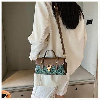 Designer Inspired Messenger Bag for Ladies, Waterproof Leather Shoulder Bag, Spacious Handbag Trendy and Functional