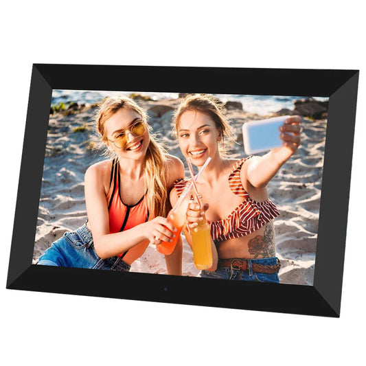 10" Digital Picture Photo Frame IPS Full-View Screen Photo Album  Clock