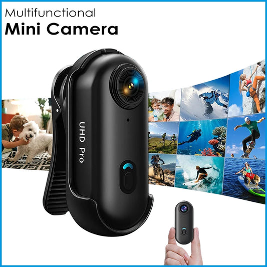 4K Thumb Action Camera Pocket POV Cam Portable Body Recording Wearable Camera WiFi Waterproof Mini Camera