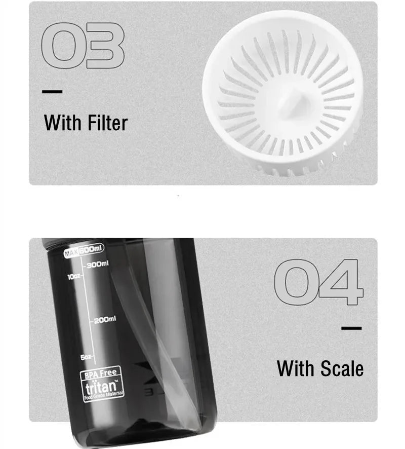 TKK 500/600ml BPA Free Sports Watter Bottle Tritan BPA Free Leak-proof Cup School Children's 'bottle Cute Water Bottle