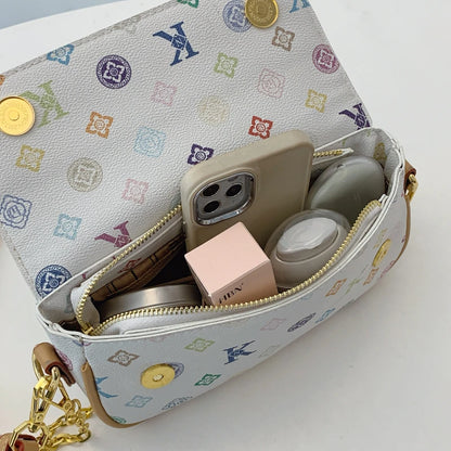Classic Elegant Ladies Shoulder Bag Luxury Leather Handbag Designer Crossbody Purse Women's Tote Fashion Stylish Gift