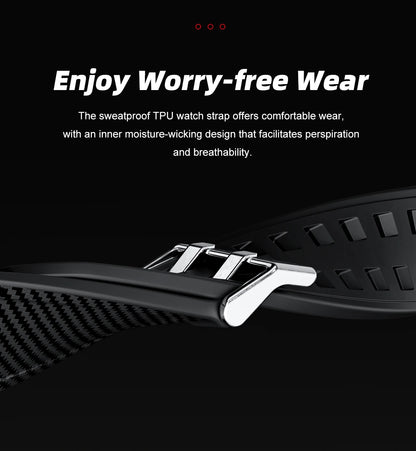 2025 New Smart Watch TWS 2-in-1 Wireless Headphone Music Call Men SmartWatch Health Monitoring Waterproof Sports Watch