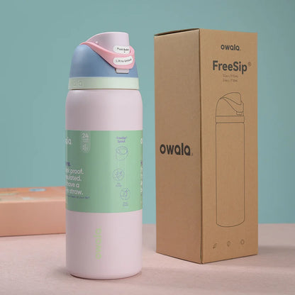 NEW Original Owala Insulated Stainless Steel Water Bottle with Straw, BPA-Free Sports Water Bottle