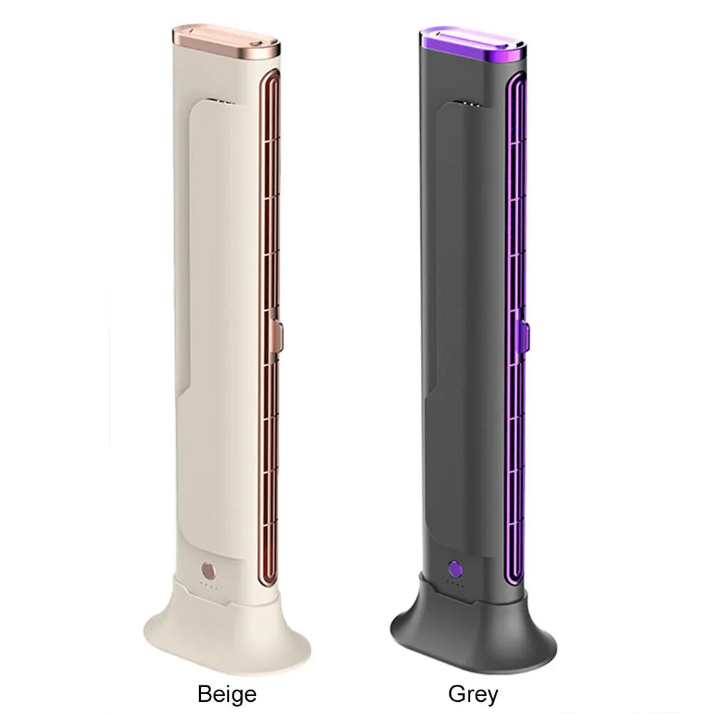 Bladeless Fan Adjustable Vents Air Condition Fan Space-Saving for Bedroom Home Office Room