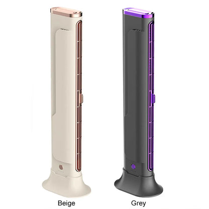 Bladeless Fan Adjustable Vents Air Condition Fan Space-Saving for Bedroom Home Office Room