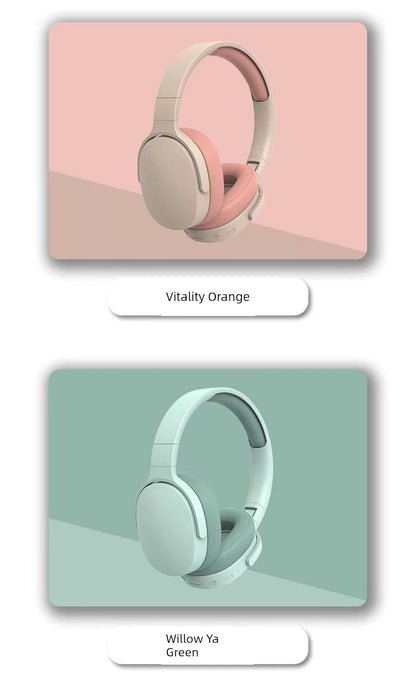 2025 Hot-Selling Headset Wireless Bluetooth Headset Foldable Dry-Reducing Low-Stress Full Ear Bag