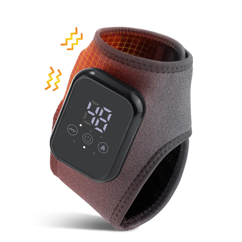 ChiJiaoDr Electric Heating Ankle Care Home Massager Foot Therapy Hot Compress Pain Relief Rehabilitation Protective Equipment