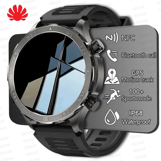 2025 New For Huawei IP68 Waterproof GPS Sports Smart Watch Men AMOLED HD Screen Heart Rate NFC Bluetooth Call Smart Watch Woman