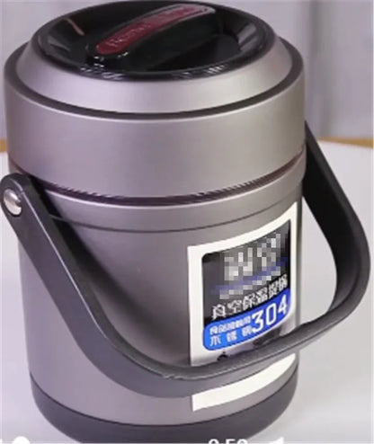 304 Thermal insulation Thermos Food Container Lunch Box Stainless Steel School Bento Box Storage Portable rice box Dinnerware