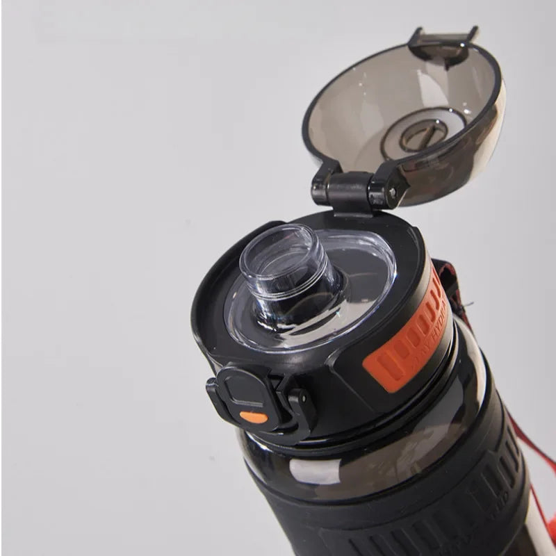 1000ml Sports Water Bottle Large Capacity Plastic Straw Water Cup High Value Outdoor Camping Drinking Tools