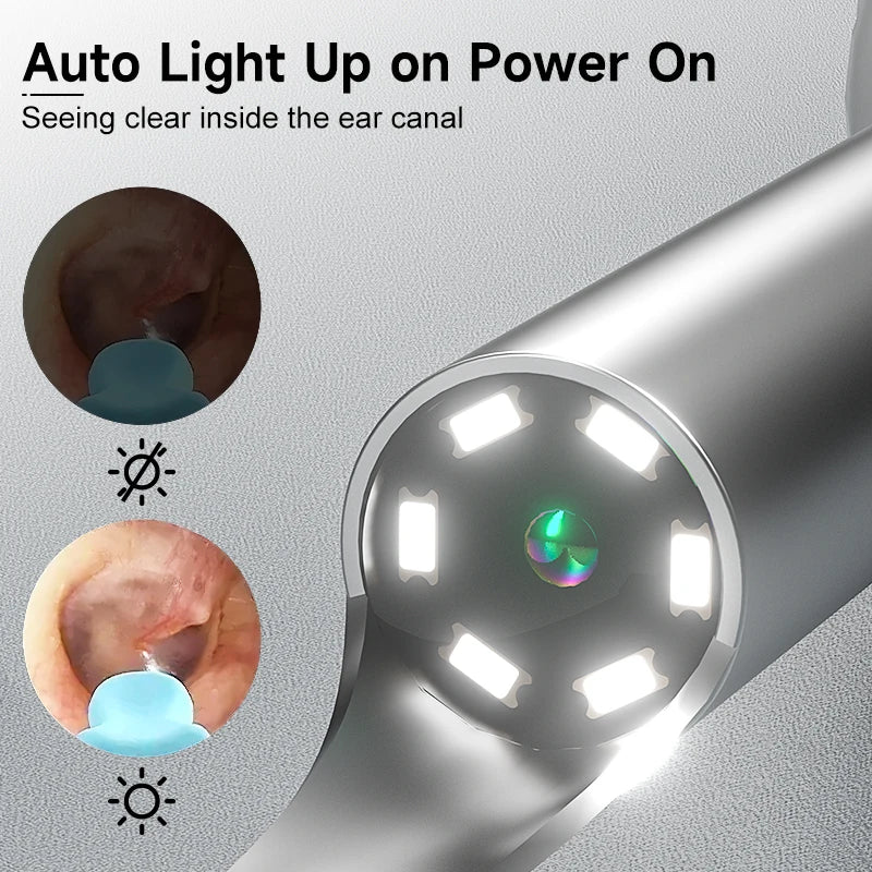 Visual Ear Cleaner Camera WIFI Ear Pick Waterproof 6LEDs Ear Sticks HD1080P 4.2MM Digital Ear Wax Removal Kits Ear Spoons Case