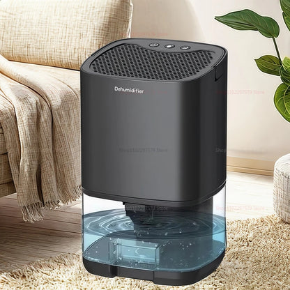 Smart Air Purifier Portable Silent Dehumidifier Home Dehumidifier Dryer Bedroom Office Kitchen Deodorizer Dryer US Plug